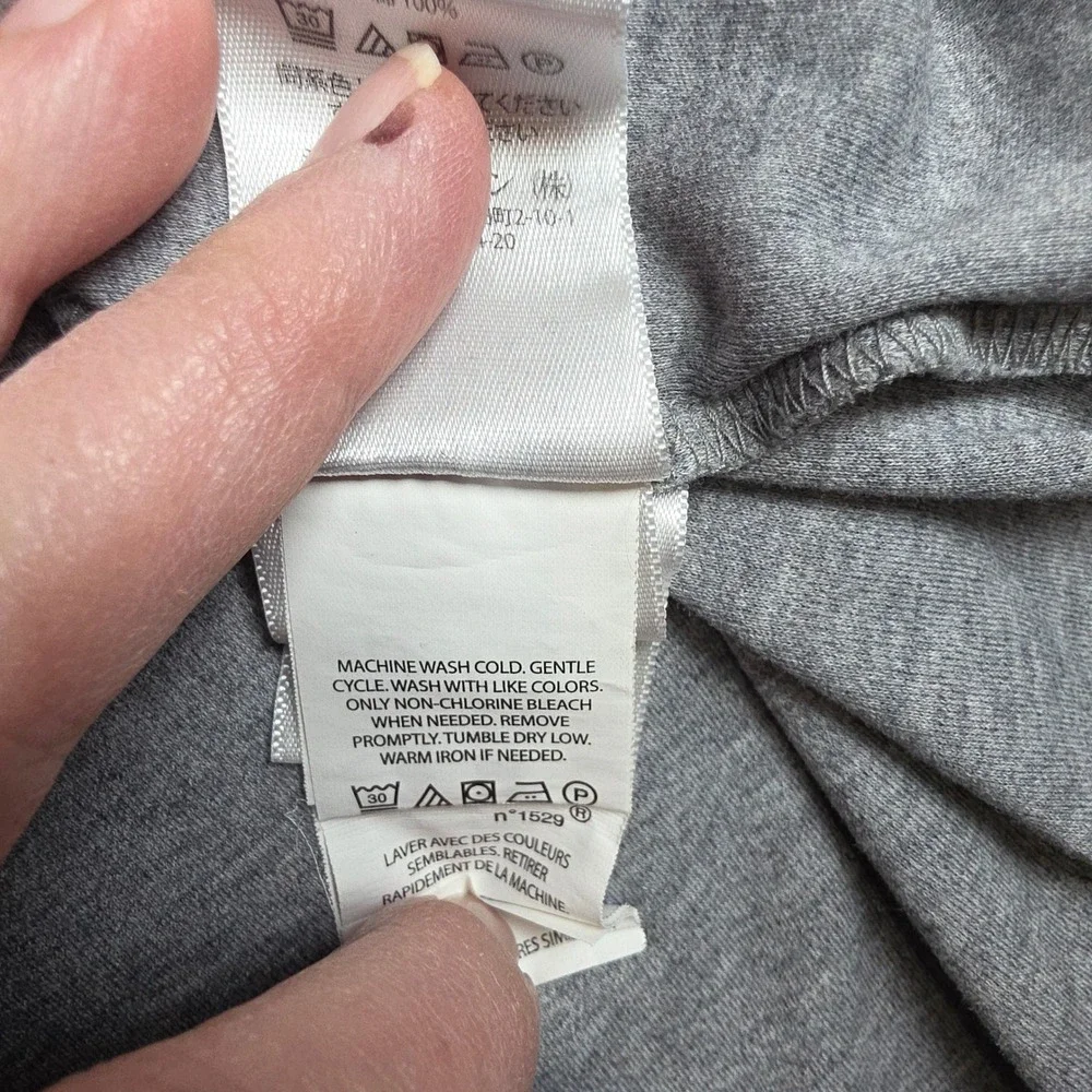 Polo Ralph Lauren Polo Shirt Mens XL Grey Long Sleeve Cotton Jersey Pony Logo